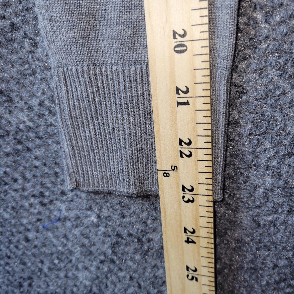 Adrienne Vittadini Gray Cowl Neck Sweater Women Size M - Picture 4 of 5